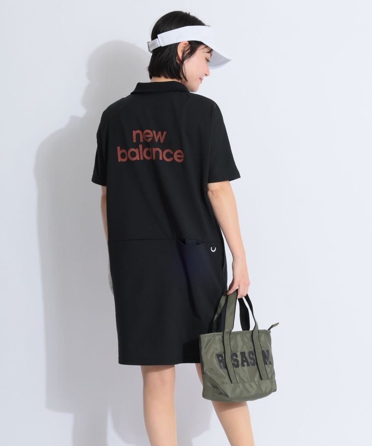 ニューバランスゴルフ　ワンピース ニューバランスゴルフ NB 【ストレッチ】リブスタンドネック半袖