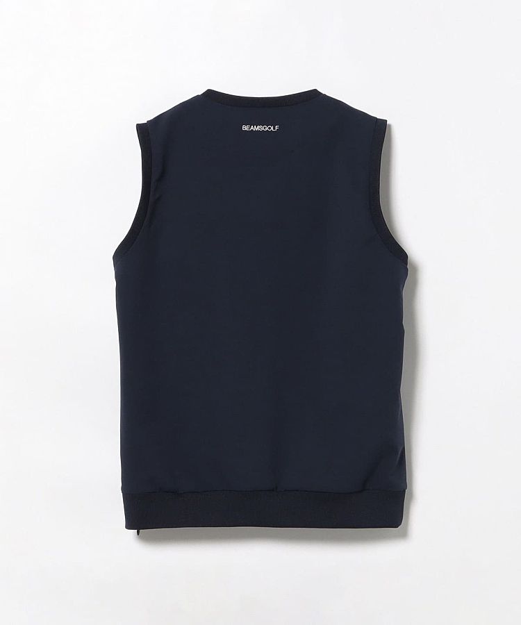 ビームスゴルフ BE 【撥水ストレッチ】サイドジップクロスVネック