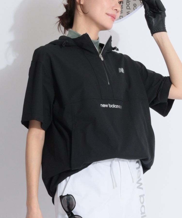 ニューバランスゴルフ NB 【撥水防風】ハーフジップ半袖