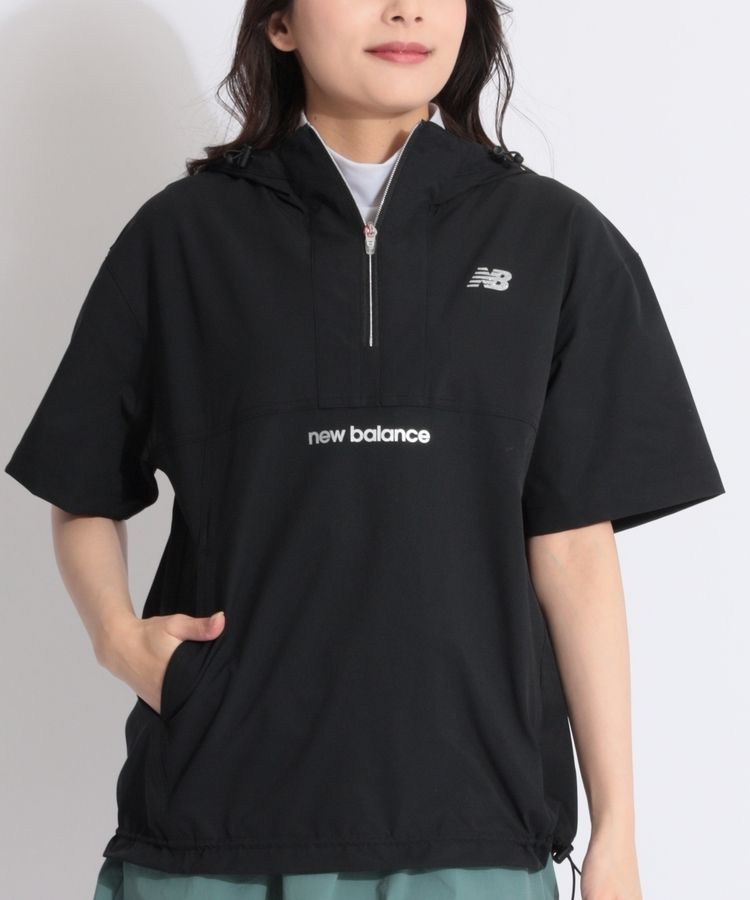 お得な情報満載 ニューバランスゴルフ NB 【撥水防風】ハーフジップ半袖 レディースウェア