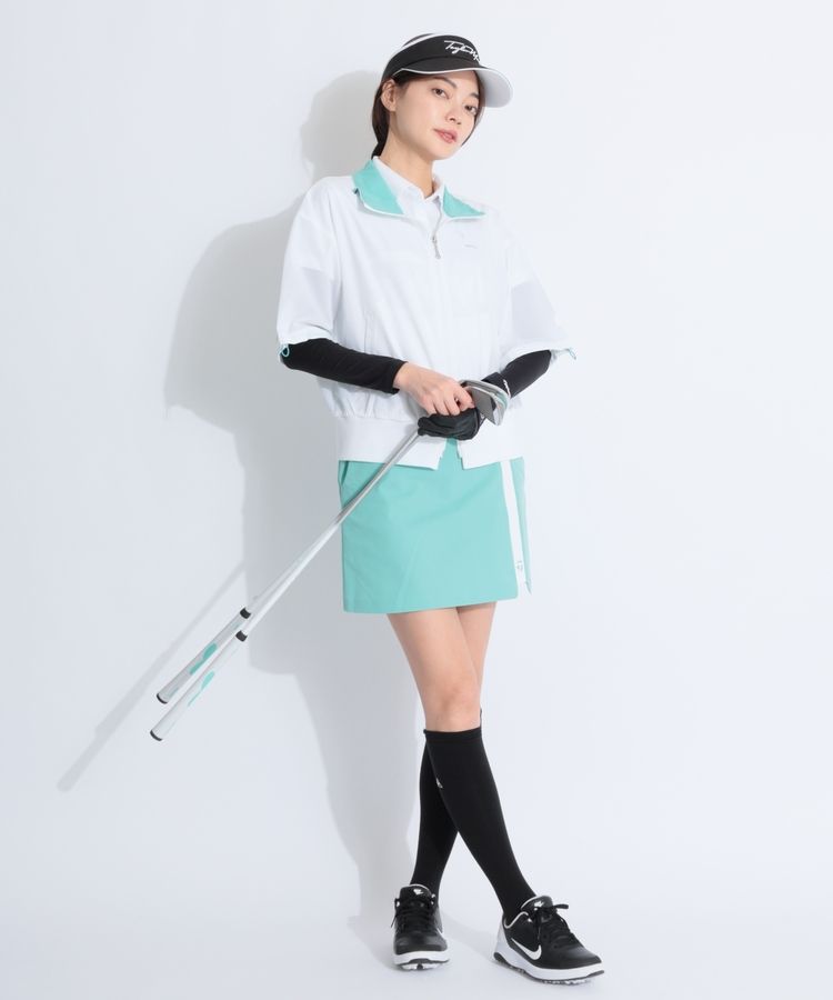 テーラーメイド  ゴルフインナー テーラーメイドゴルフ TG 【吸汗ストレッチ】メッシュ切替Vネック長袖