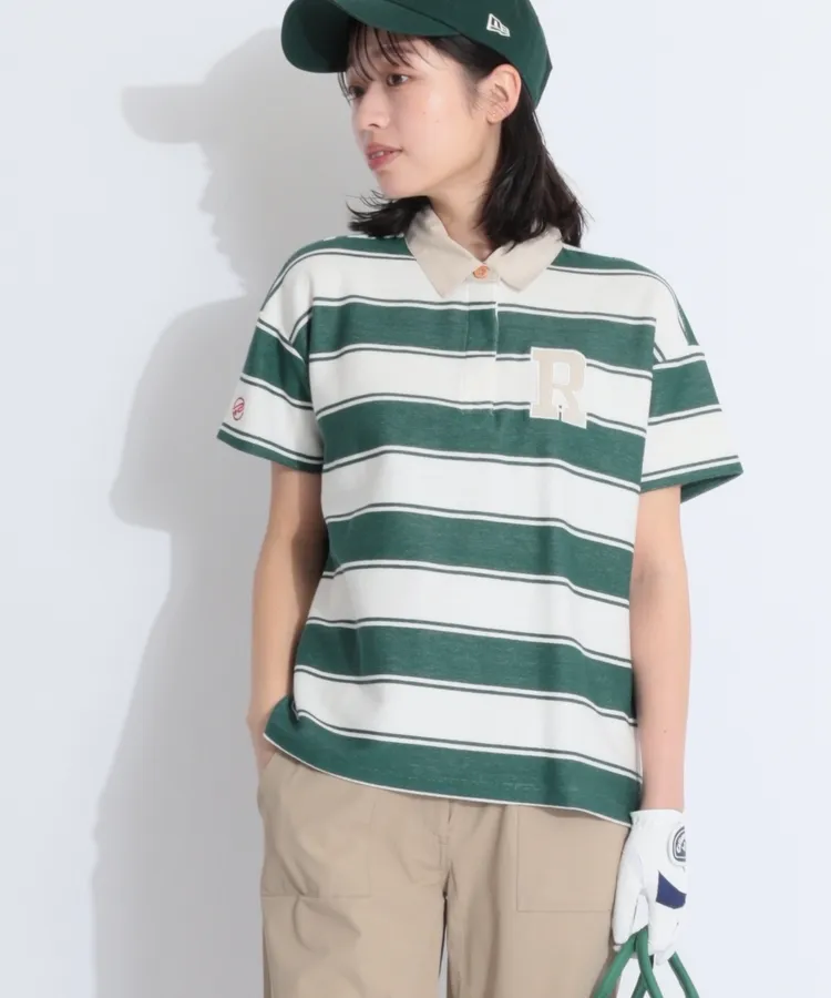 ジャックバニー JB 【涼感断熱】スリーブロゴ長袖モックネック