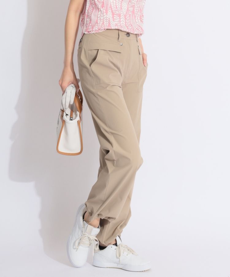 新品タグ付き　トミーヒルフィガー　ゴルフウェア　レディース　パンツ　M ベージュ 最終値下げ‼️トミーヒルフィガー ゴルフウェア レディース