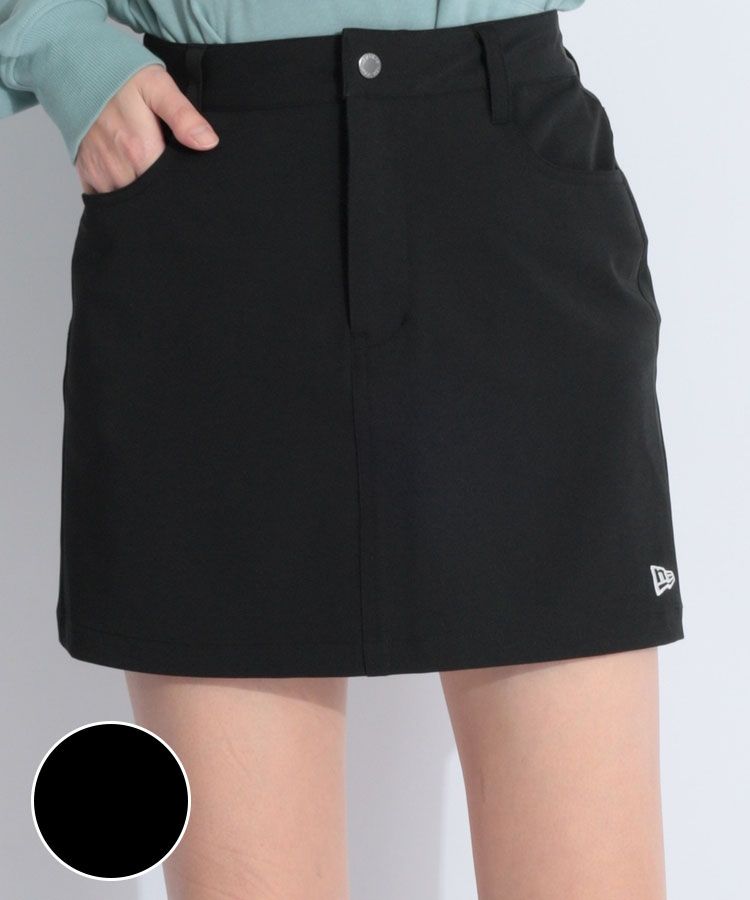 ニューエラ NE 【ストレッチ】ポイントロゴ刺しゅう定番台形スカート