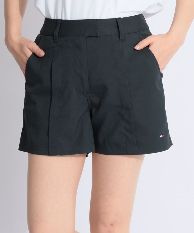 トミー ヒルフィガー ゴルフ フロントタックキュロットパンツ　ネイビー トミーヒルフィガーゴルフ TH 【ストレッチ】フロントタック