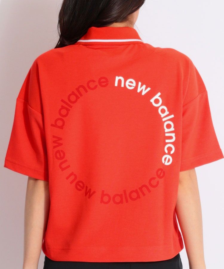 サイズ：0 NEW BALANCE ニューバランス 半袖ポロシャツ レッド系