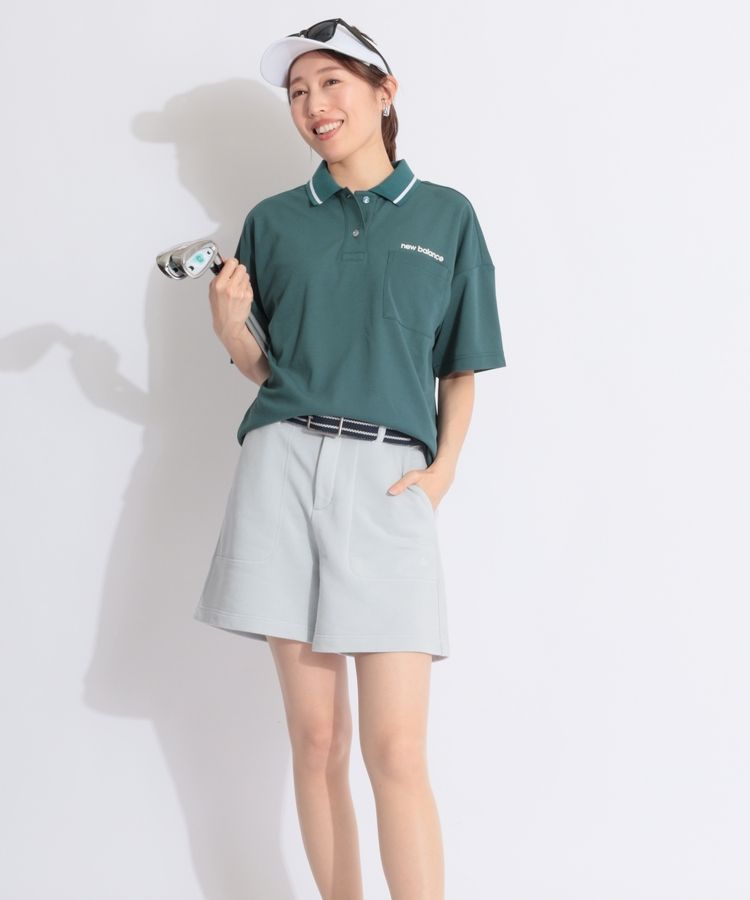 新品 ニューバランス ゴルフ セットアップ 半袖ポロシャツ スカート 上下 新品 ニューバランス ゴルフ セットアップ 半袖ポロシャツ スカート