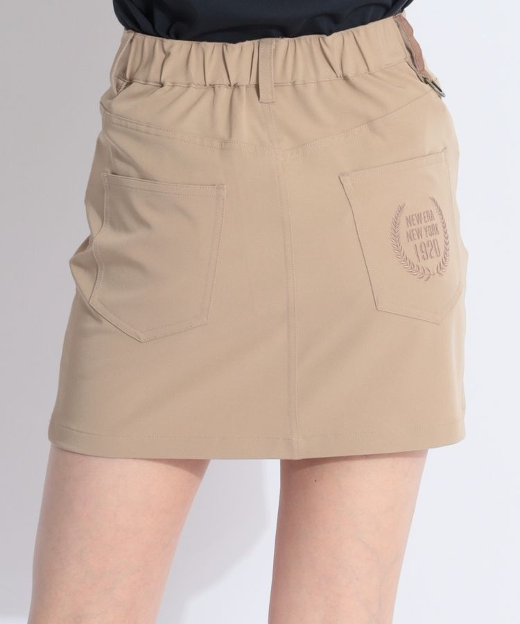 ニューエラ NE 【ストレッチ】ポイントロゴ刺しゅう定番台形スカート