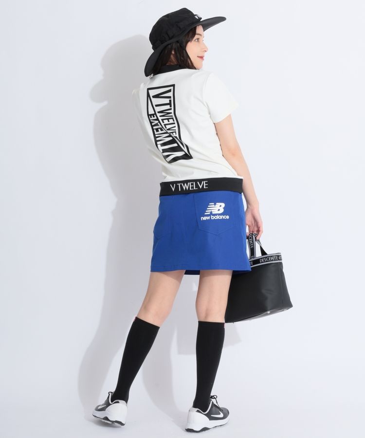 ニューバランスゴルフ NB 【撥水】バイカラーロゴ台形スカート