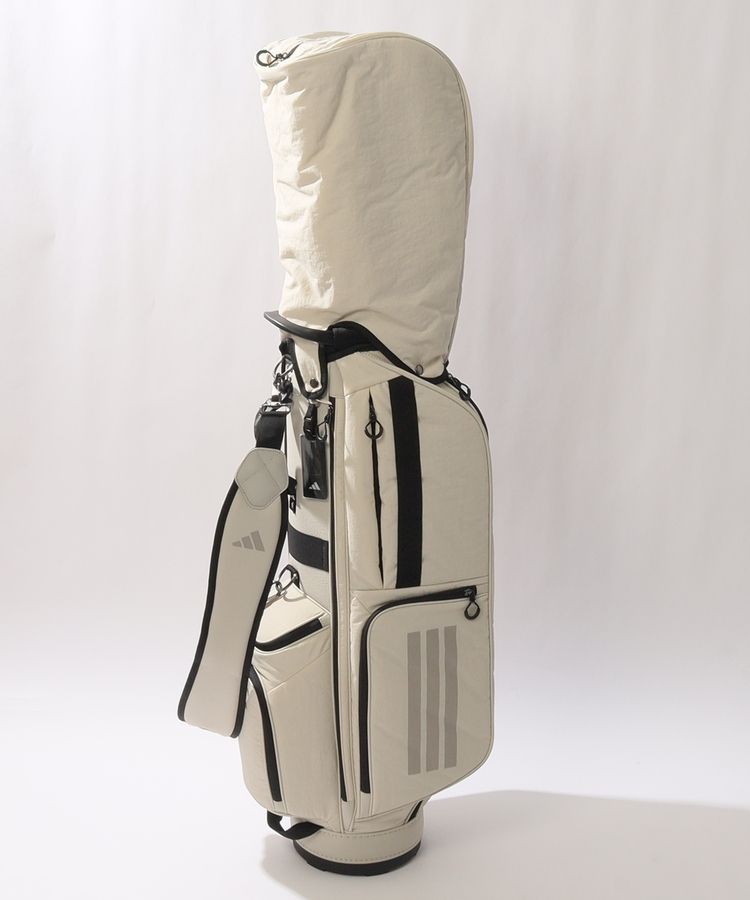 adidas THREE STRIPE ゴルフバッグ　キャディバッグ Adidas Golf Caddy Bag Three Stripe Caddy Bag Ladies Clear