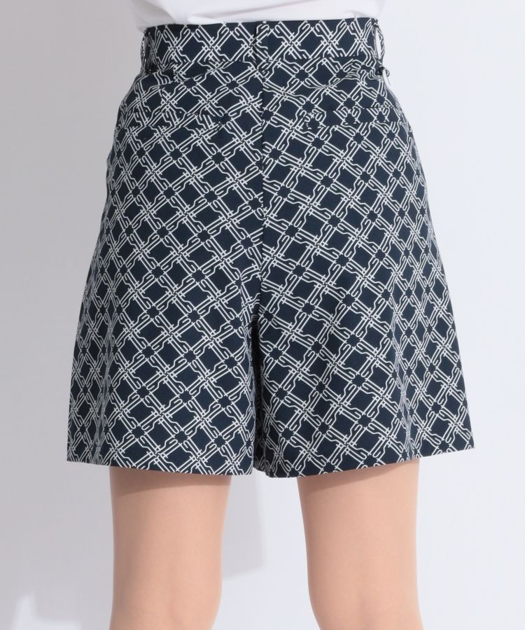 きのみかん「新品・未使用」ルコックゴルフ　キュロットパンツ セール・アウトレット】ストレッチ タックキュロットパンツ