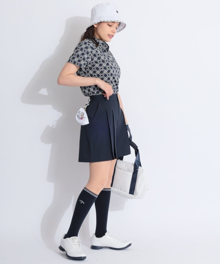 きのみかん「新品・未使用」ルコックゴルフ　キュロットパンツ le coq sportif golf キルトキュロット -デサントストア