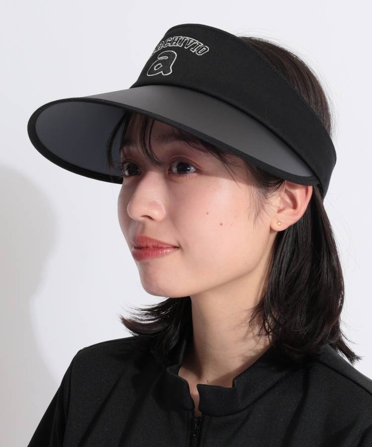 アルチビオ AR 【UVケア99】クリアワイドブリムサンバイザー