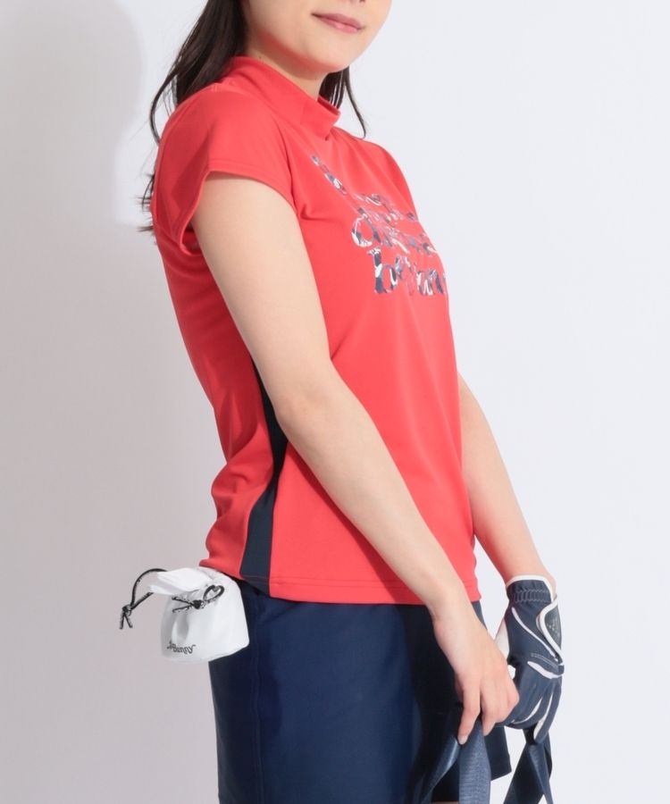 ヨネックス YX 【高通気】グラフィックロゴプリント半袖モックネック