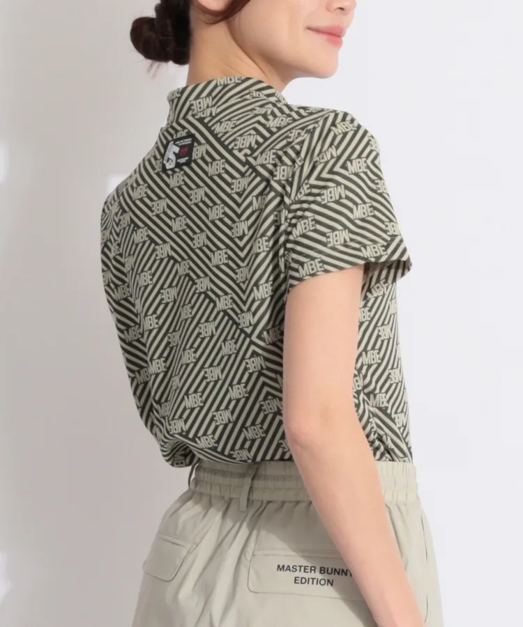 マーク＆ロナ ML アシメロゴプリント2WAYボレロ型アームカバー