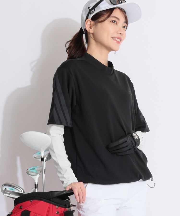 【極美品】ユナイテッドアローズ ゴルフ AddElm 日本製 XL モックネック NEW BALANCE (ニューバランス) ゴルフウェア(トップス) メンズ