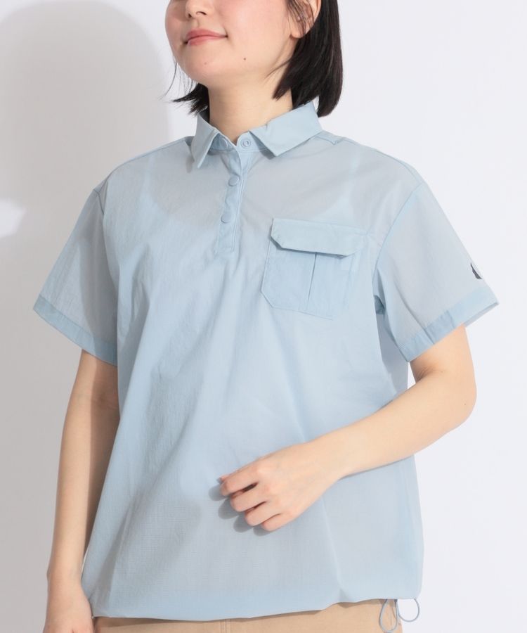 UTAA ユタ ゴルフ レディース トップス 半袖 ポロシャツ ブルー UTAA ユタ ゴルフ レディース トップス 半袖 ポロシャツ ブルー