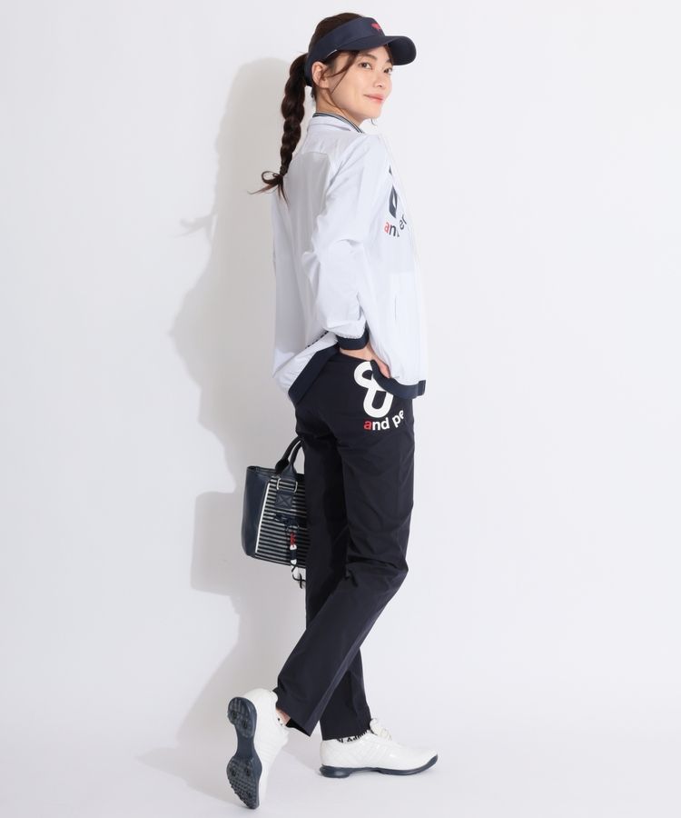 アンパスィ AP 【撥水ストレッチ】バックプリントマルチウェザーレイン