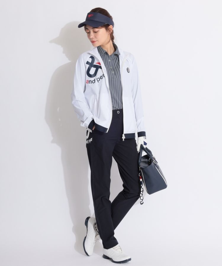 アンパスィ AP 【撥水ストレッチ】バックプリントマルチウェザーレイン