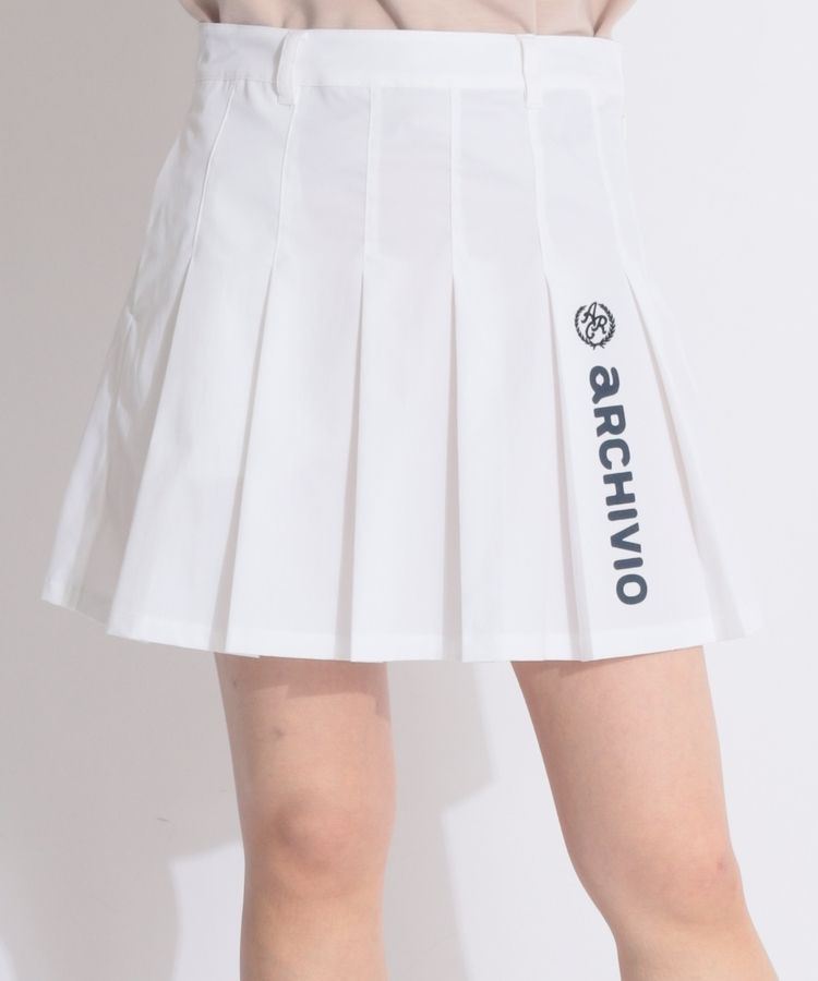 アルチビオ AR 【撥水】ロゴラインプリーツスカート レディースゴルフ