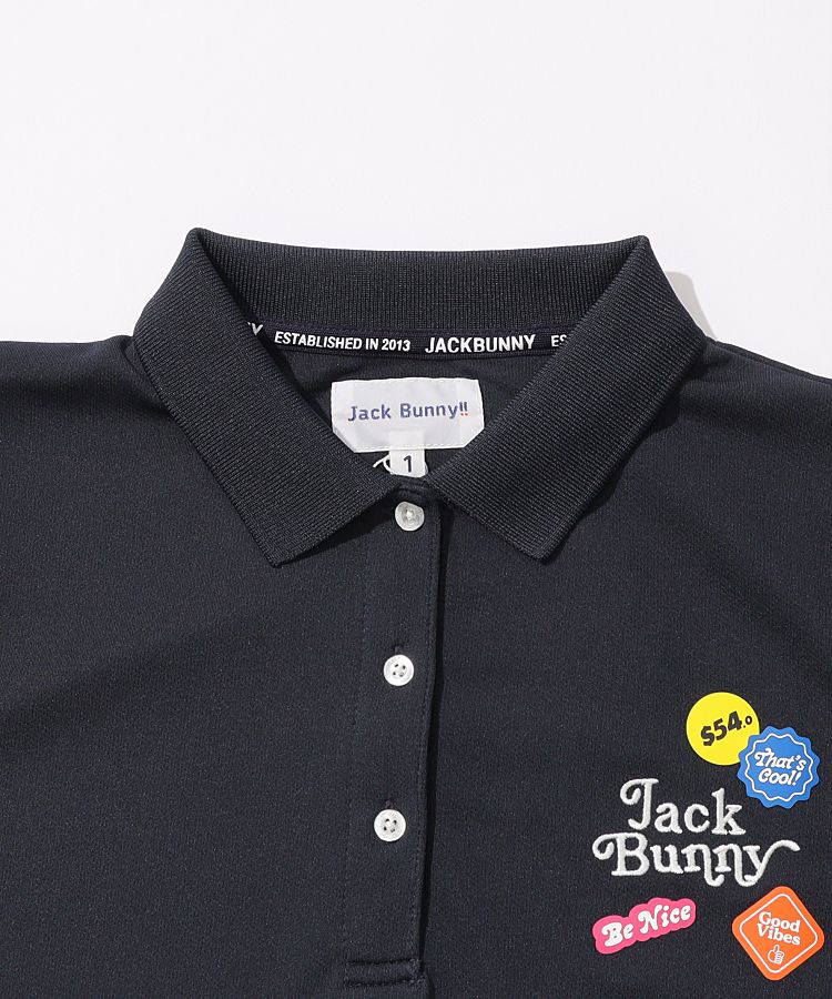 今季　大人気　JACKBUNNY ネイビーポロシャツ JBロゴ 今季 大人気 JACKBUNNY ネイビーポロシャツ JBロゴ - メルカリ