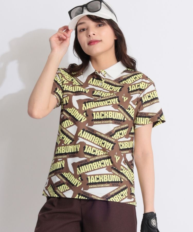 ジャックバニー　ハニカムメッシュ 半袖ポロシャツ　サイズ2 ジャックバニー ハニカムメッシュ 半袖ポロシャツ サイズ2
