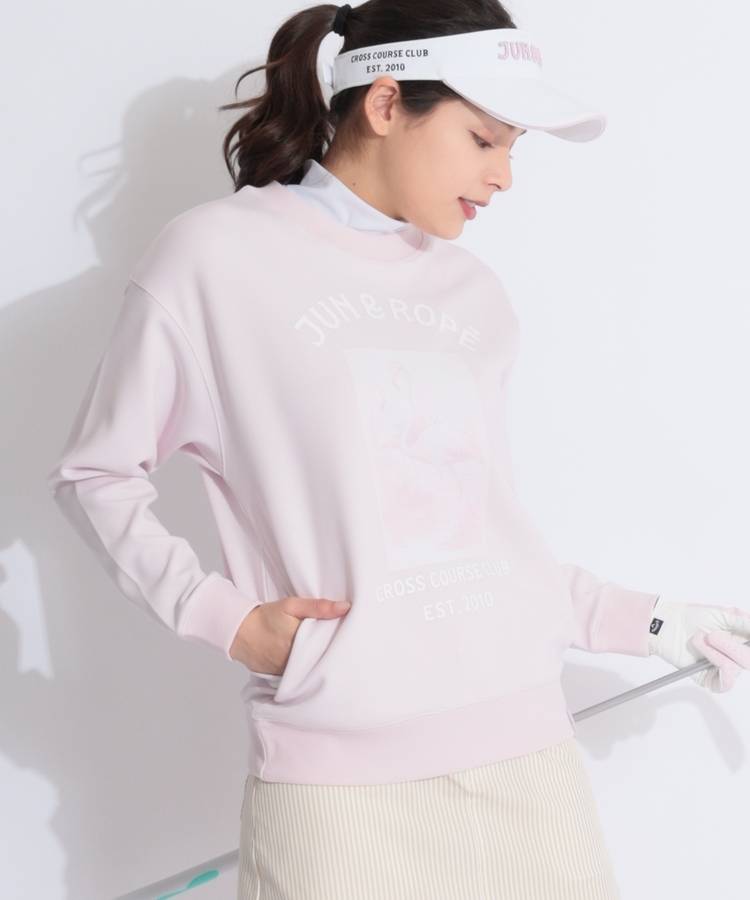 JR 【12/8までタイムセール】【ストレッチUV】グラフィックプリントダンボールプルオーバー