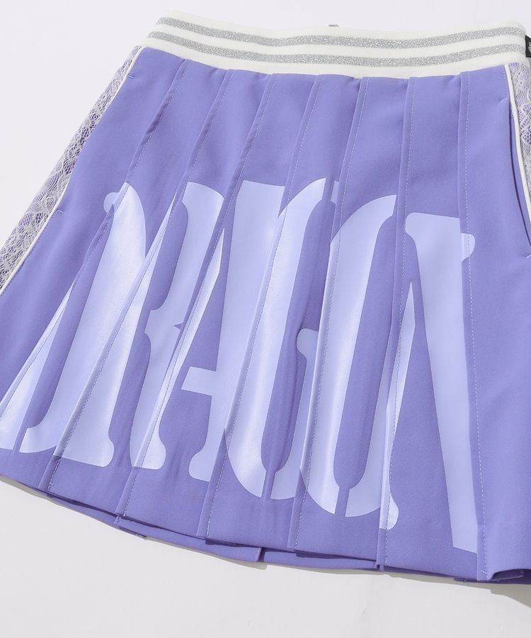 ダンスウィズドラゴン DD ビッグロゴタックプリーツスカート