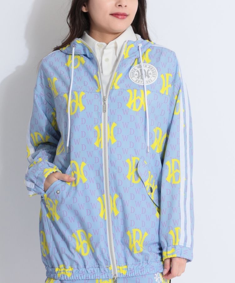 ダンスウィズドラゴン DD モノグラムプリントジップブルゾン
