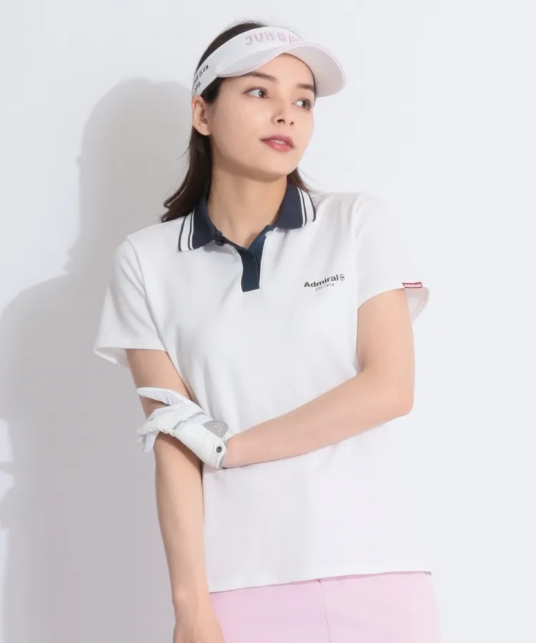 中古 メンズ アドミラルゴルフ Admiral Golf 半袖ポロシャツ L