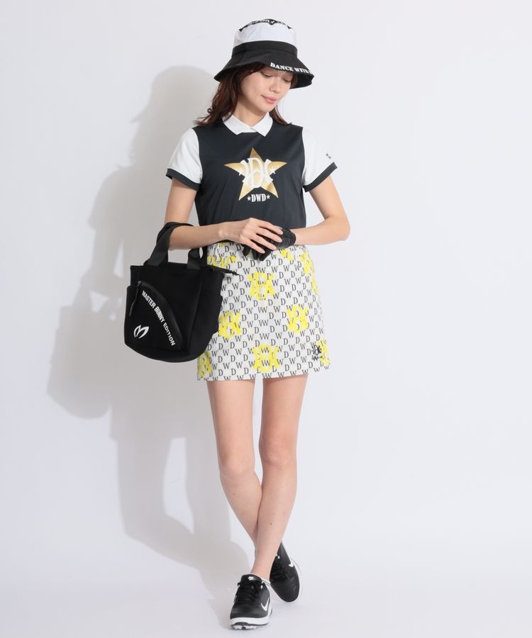 【美品】Dance with Dragon　スカート(スカパン) ダンスウィズドラゴン DD モノグラムプリントスカパン