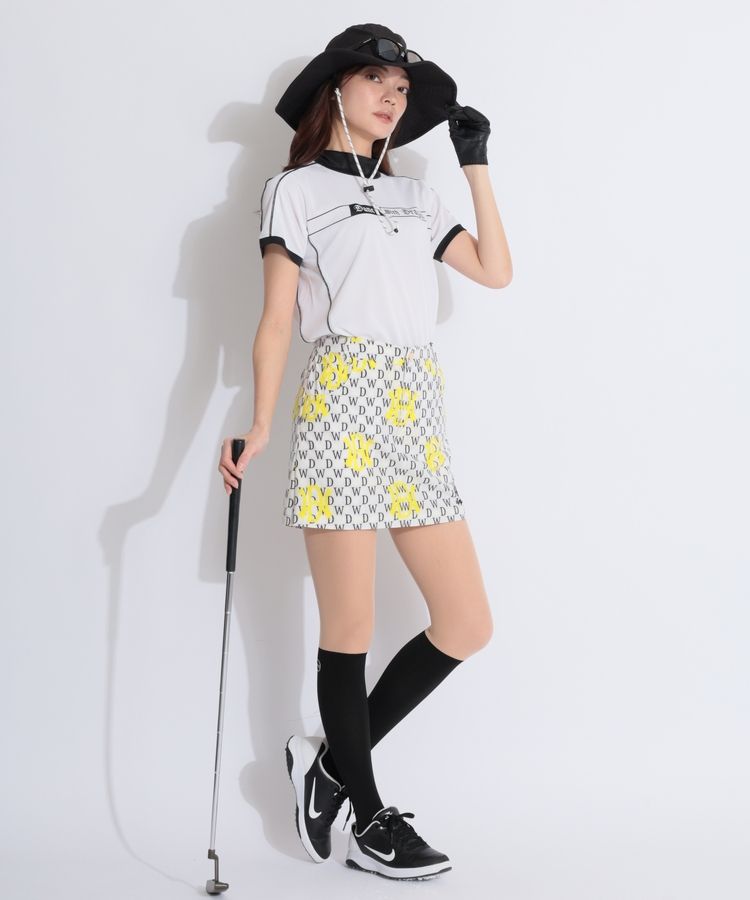 DANCE WITH DRAGON モノグラムチェックプリンスカパン 新品 ダンスウィズドラゴン DD モノグラムプリントスカパン