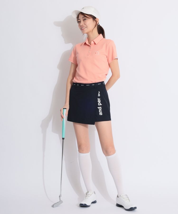 アドミラルゴルフ AM 【UV接触冷感】ドビーメッシュ半袖ポロシャツ