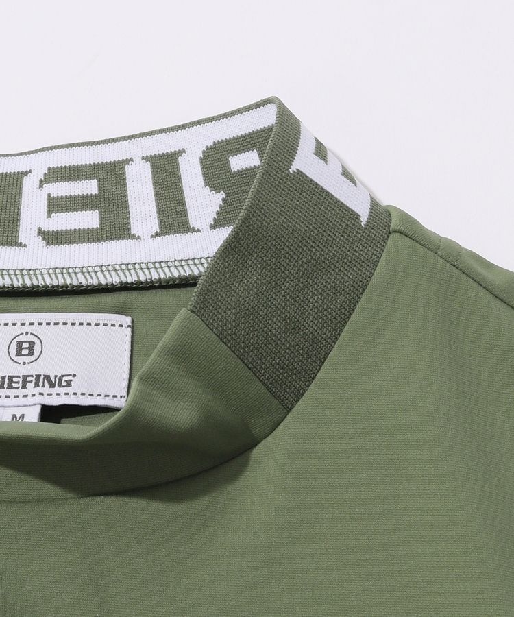ブリーフィングゴルフ BR プリーツ切替モックネック半袖