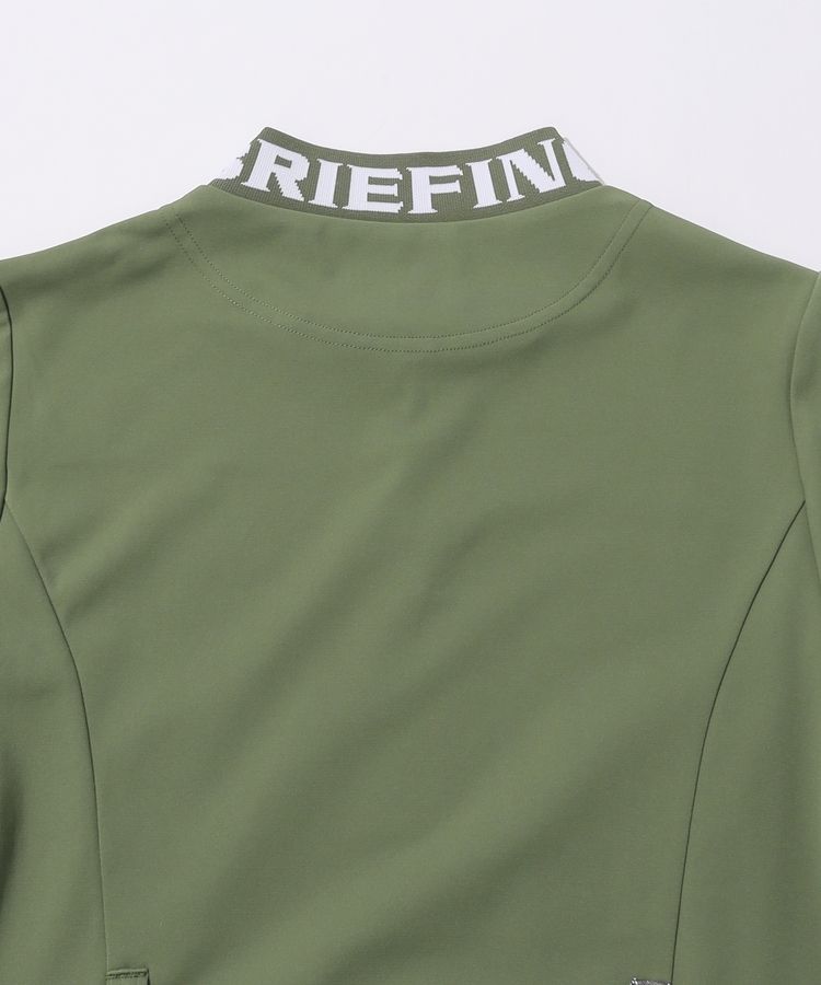 ブリーフィングゴルフ BR プリーツ切替モックネック半袖