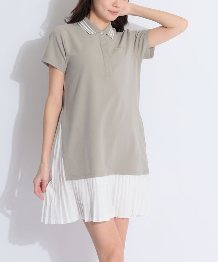 Ribbed polo dress（リブポロワンピース） – CPG GOLF
