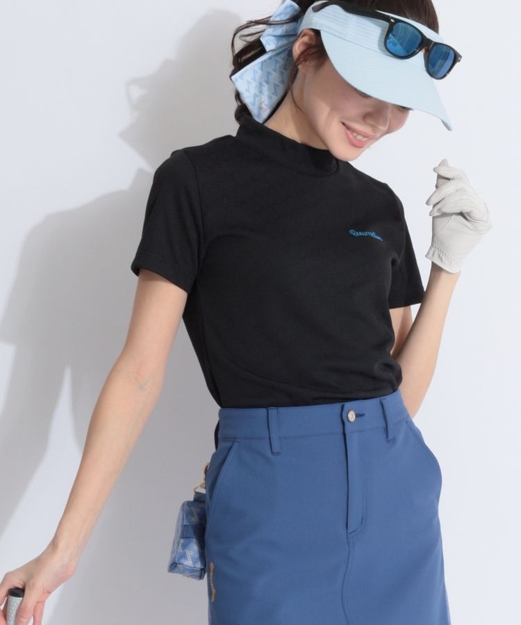 【新品】レザレクション　半袖モックネック レザレクション DMパターン半袖モックネック 22SSIN05-W