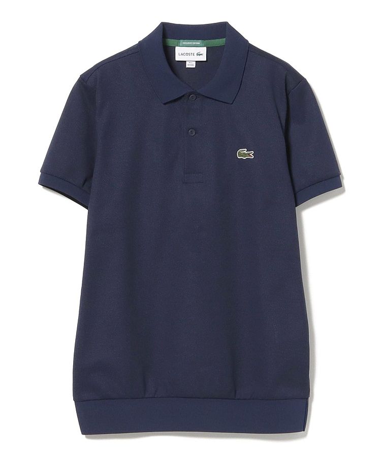 ビームスゴルフ BE 【LACOSTE】アイコンワッペン鹿の子半袖