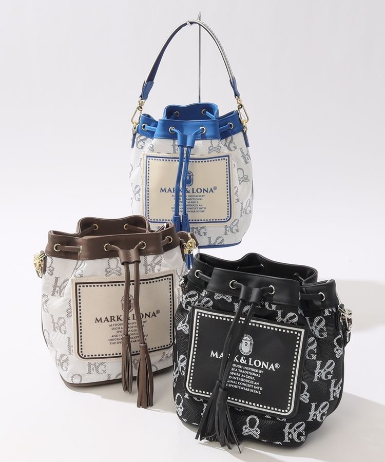 MARK & LONA メッシュバッグ ホワイト MARK & LONA メッシュバッグ ホワイト