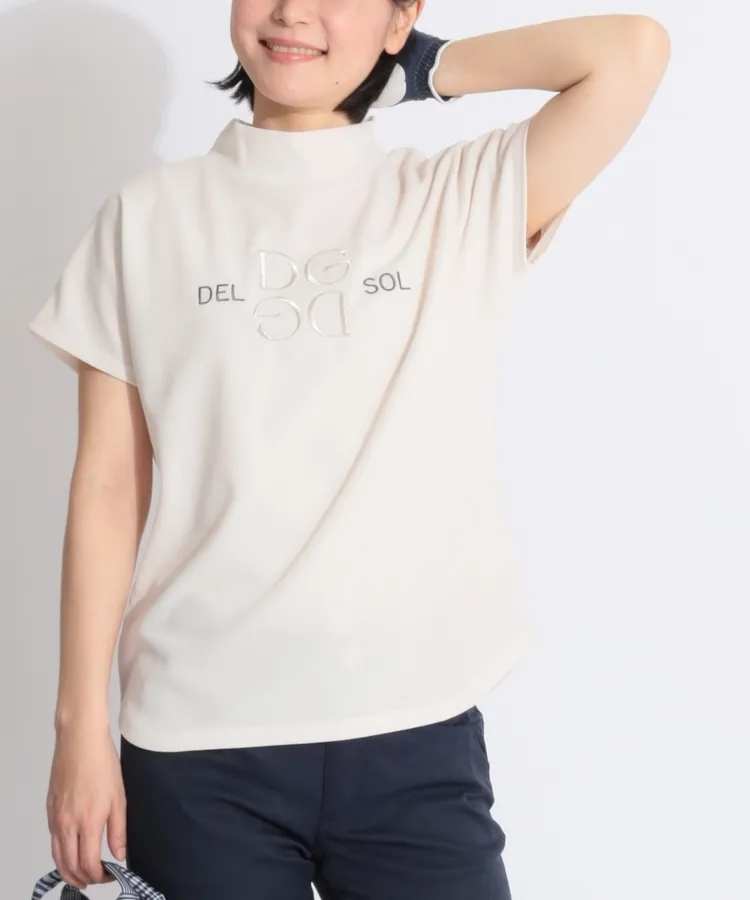 VIVAHEAT ホワイト ビバハート アシメフラワープリーツツイルスカート