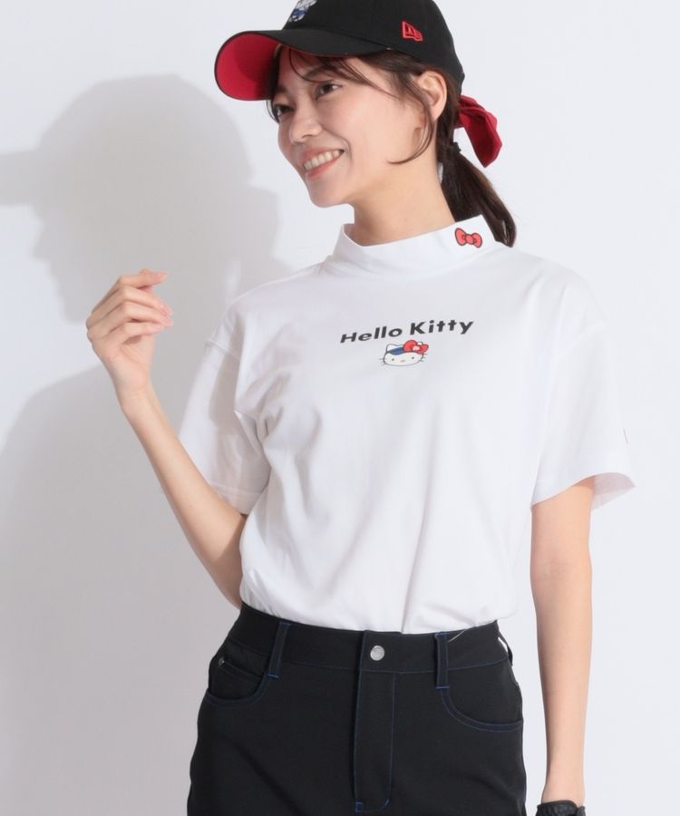 ニューエラ ゴルフウェア NEWERA レディース 春 夏 半袖 Tシャツ 紫外線対策 uvカット おしゃれ モックネック 速乾吸湿 抗菌 ストレッチ ゴルフ ブランド 女子 女性 かわいい 白 黒 紺 ブラック スポー ブラック NEW ERA ニューエラ ゴルフウェア 半袖 レディース NEWERA 夏 T