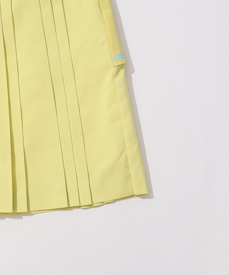 マーク＆ロナ ML 一体型ぺチパンツ付サイドプリーツ切替スカート