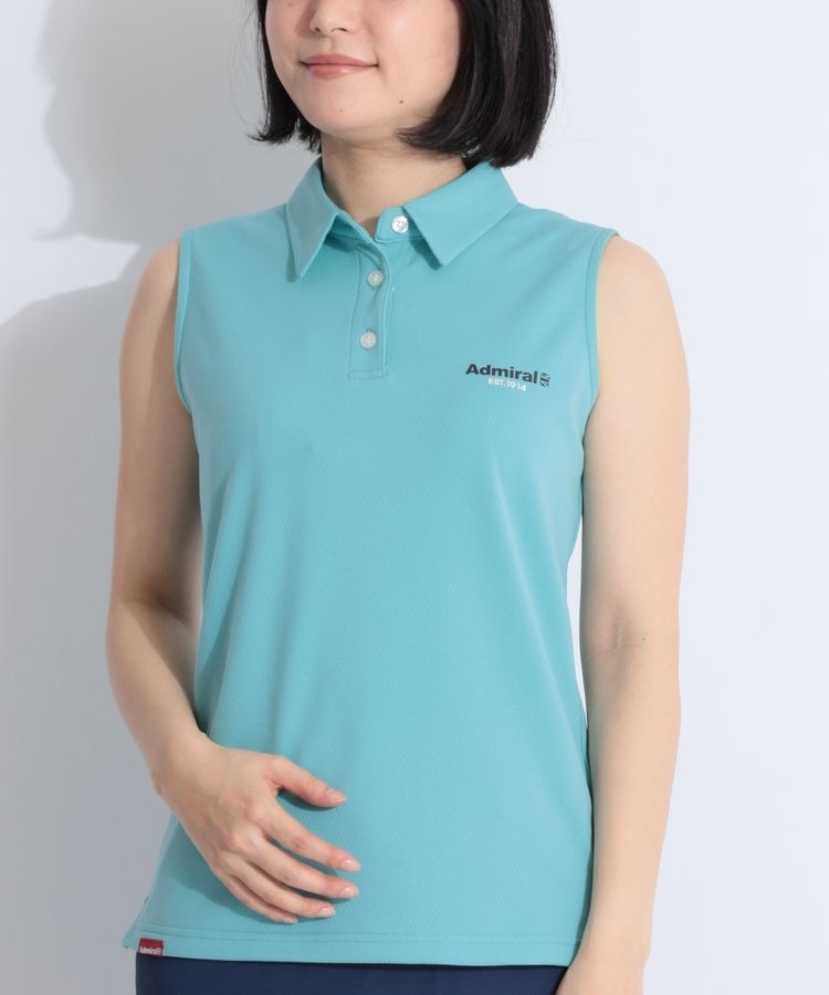 Admiral - 【新品】アドミラル　ポロシャツ　ノースリーブ　M リゾート柄 ノースリーブポロシャツADLA437 – ADMIRAL