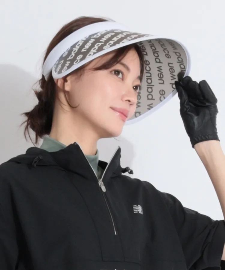 ジャックバニー JB ヒッコリー♪Heartドット刺繍バイザー