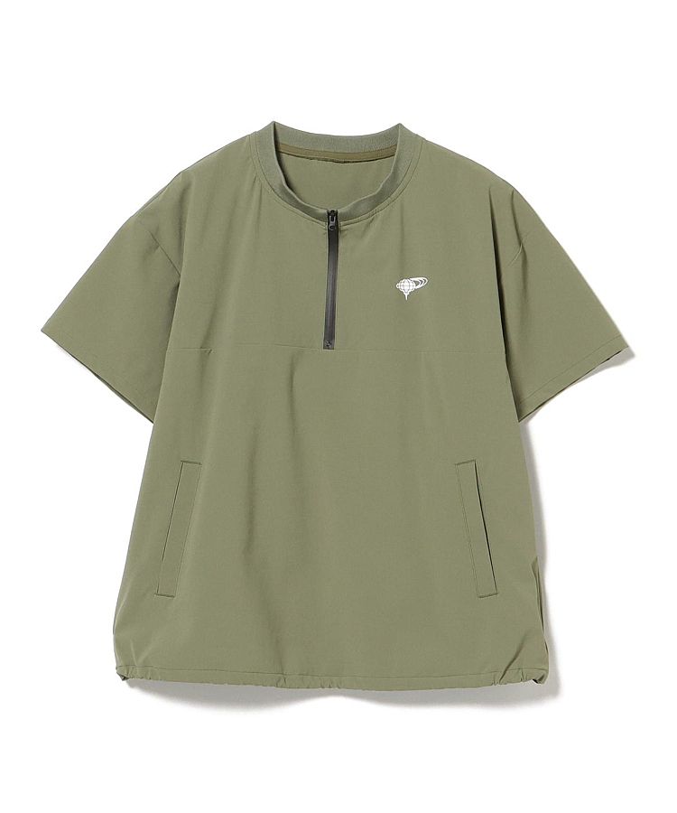 最終値下げ【BEAMS GOLF】トップス 撥水ハーフジップ ビームスゴルフ BE 【撥水ストレッチ】ハーフジップ半袖プル