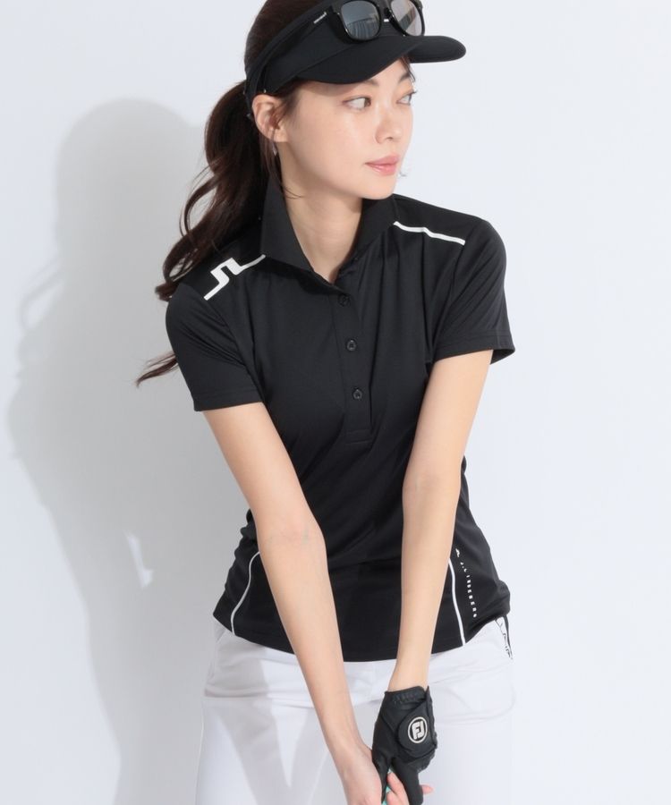 ジェイリンドバーグ JL 【速乾ストレッチ】ライン半袖ポロシャツ