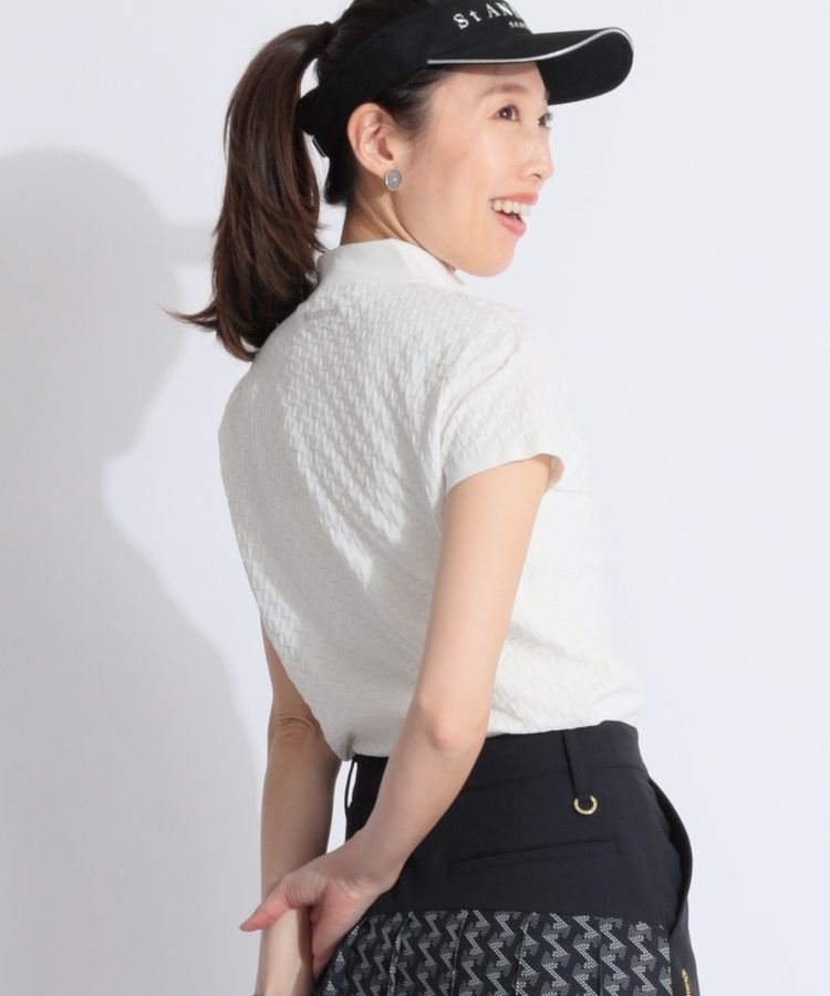 BEAMS GOLF チェック柄モックネック BEAMS - BEAMS GOLF チェック