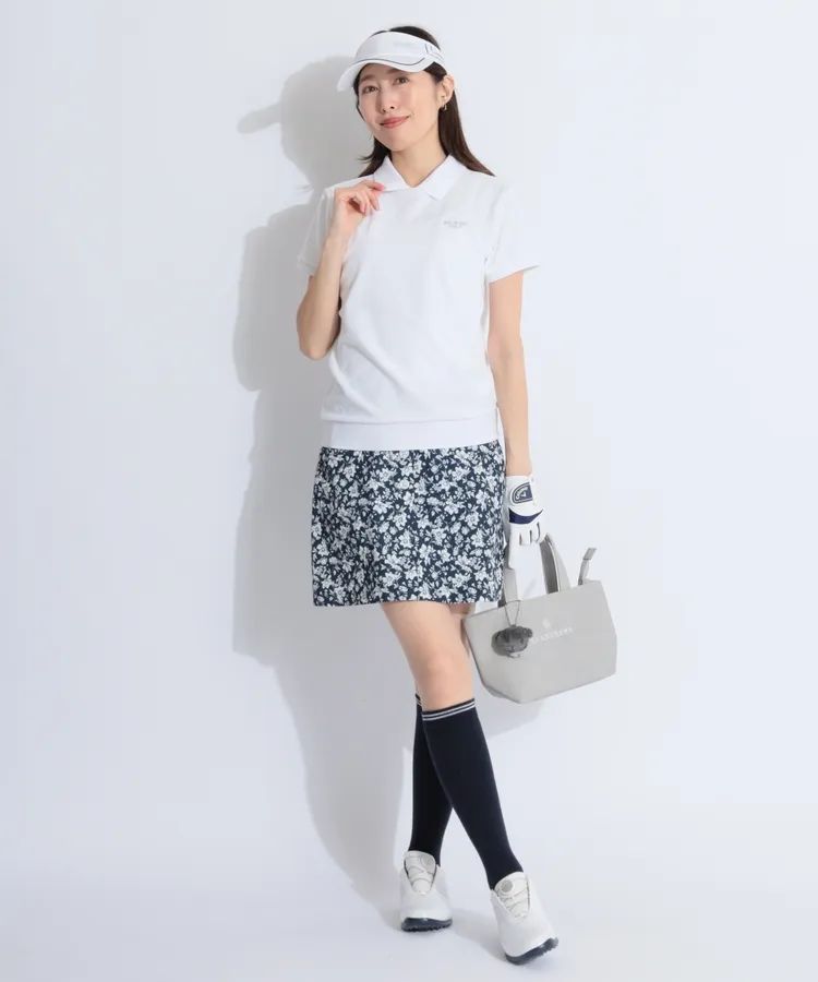 ビームスゴルフの半袖ポロシャツを使ったスタイリング・コーディネート