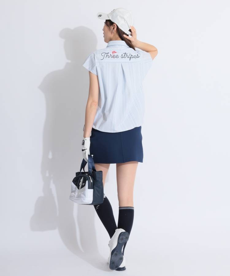 アディダスゴルフ【Ｌ】春夏セットアップ フレンチスリーブシャツ＆ショートパンツ アディダスゴルフ【L】春夏セットアップ フレンチスリーブ