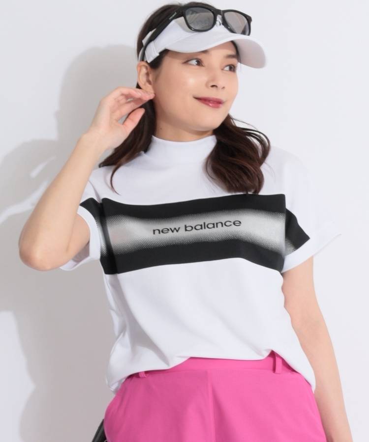 NB 【接触冷感UV】パネル切替フレンチスリーブカットソー